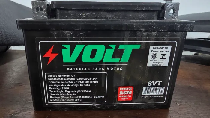 Bateria de moto 12V 8Ah