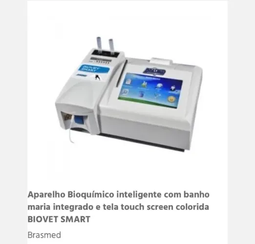 Aparelho bioquímico inteligente com banho maria integrado e tela touch screen colorida