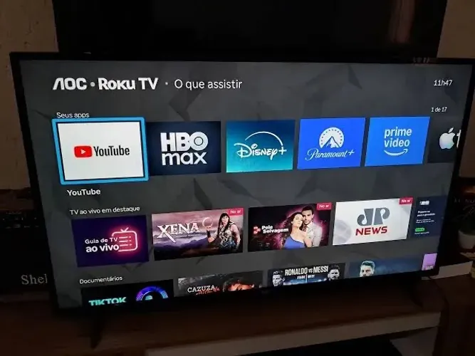 Vendo ou troco Tv AOC Smart 43 polegadas em estado de nova