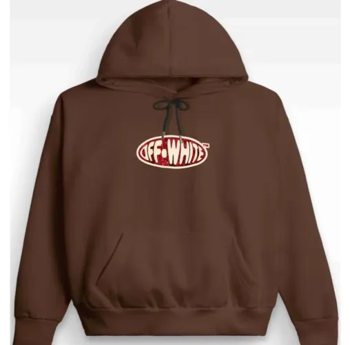Moletom ?Off White? Marrom Og