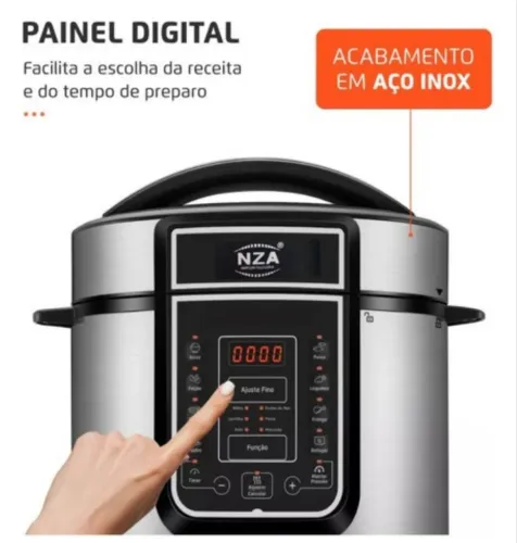PANELA DE PRESSÃO ELÉTRICA DIGITAL 6Litro
