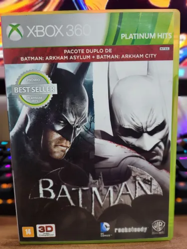 Batman Pacote Duplo original usado xbox 360