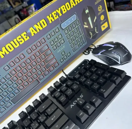 Kit Teclado Gamer Aoas Combo Gamer Teclado Mouse AOAS M-300 