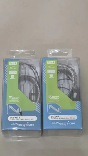 Cabo RCA Audison Connection BST 50cm (2 cabos)