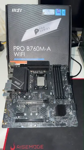 Kit High End Core i7 14? + B760-Pro Wi-Fi + Kingston 8GB RGB DDR5 5600MHZ Faço Catira
