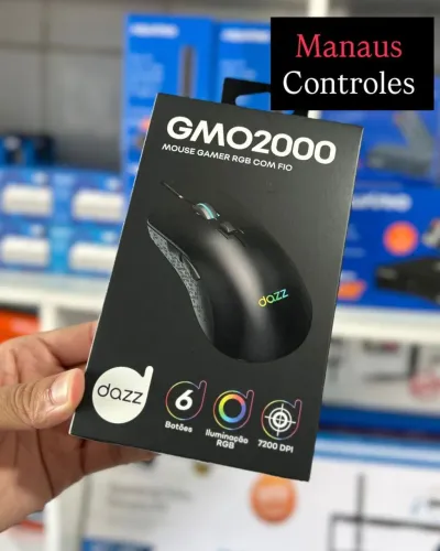 Mouse com fio 6 botões