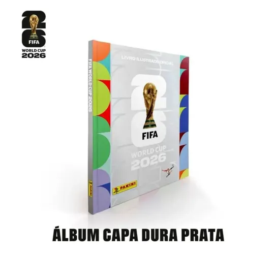 Álbum Copa do mundo Prata - FIFA 2026