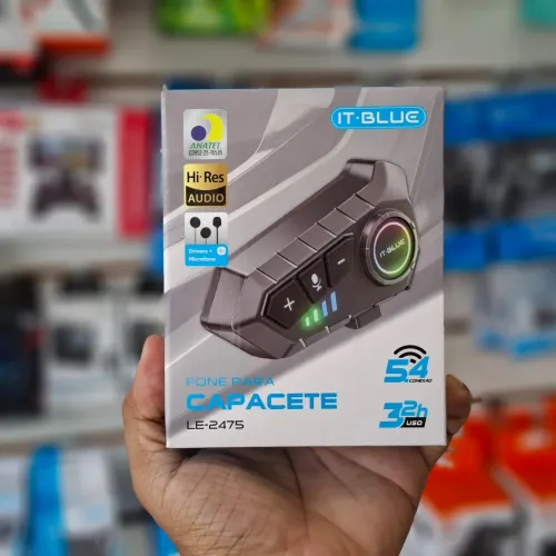 Fone de ouvido para capacete Bluetooth - entrega em slz e região