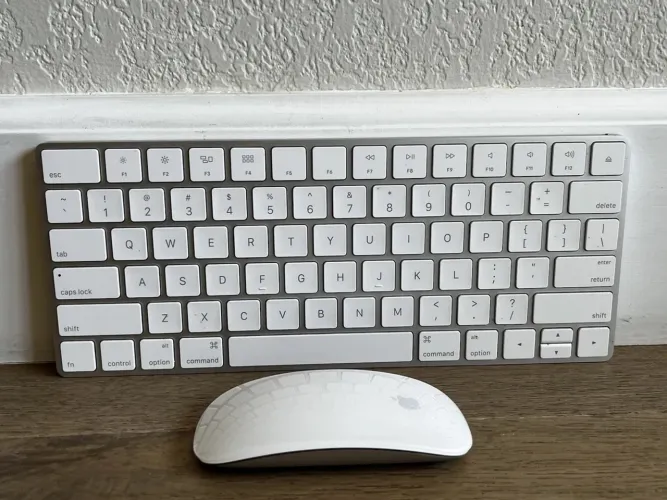 Kit Apple Magic Mouse + teclado Magic Keyboard 2 - sem detalhes