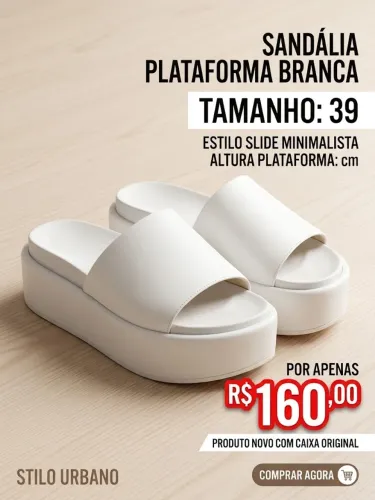 Sandália plataforma 