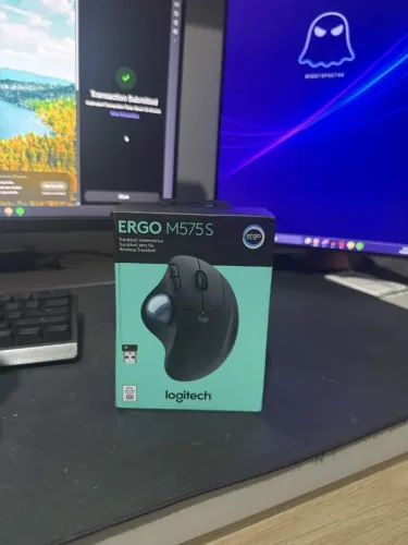 Mouse Logitech M575s ergonomico (LACRADO com NF)