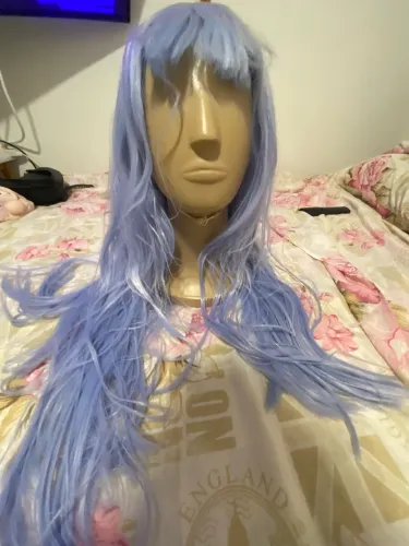 Peruca Azul longa