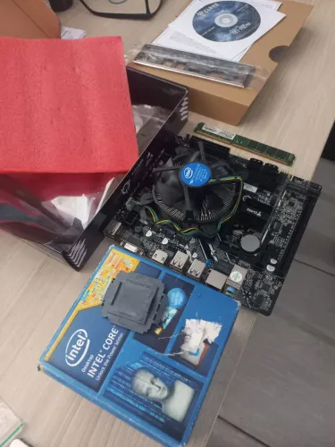 Kit core i3 4° geração 8gb placa h81 soquete 1150 suporte a M2