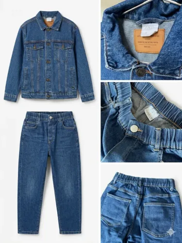 Calça e Jaqueta Jeans Infantil ZARA