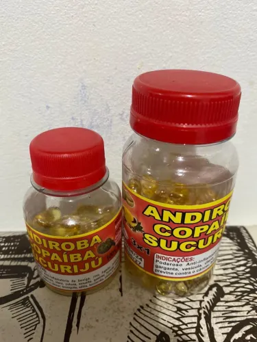 Vendo cápsulas gelatinosas de andiroba com copaíba e sucurijú