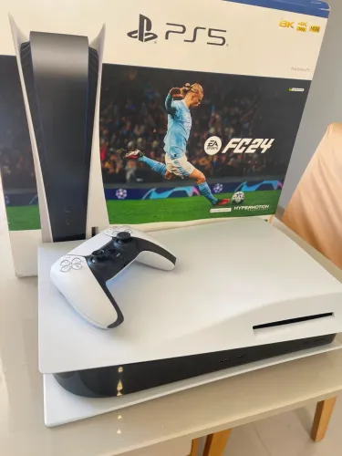 PS5 na caixa