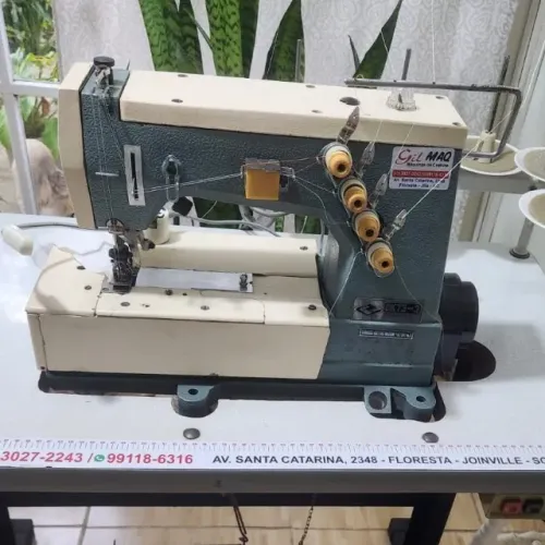 Máquina de Costura Galoneira 3 Agulhas Industrial GK73-3 | Entrego com Taxa