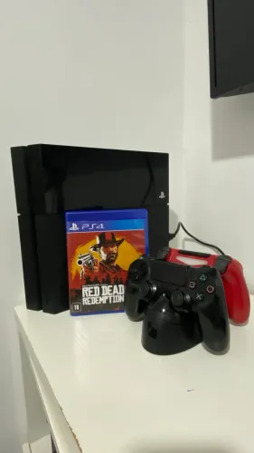 PS4 Fat 500GB + 2 controles Originais + Carregador Duplo