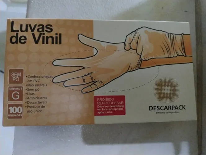 Lucas de vinil tamanho G