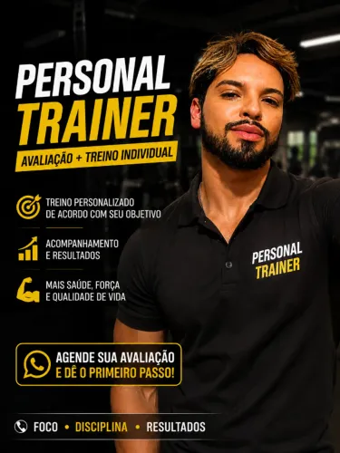 Personal Trainer - avaliação + treino individual
