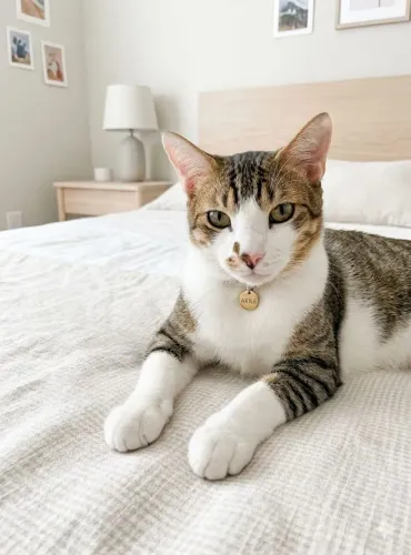 Akiles, um gatinho divertido