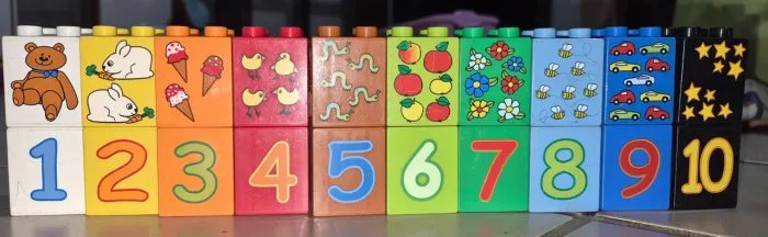 Lego Duplo numeros 1-10 - 20 pecas