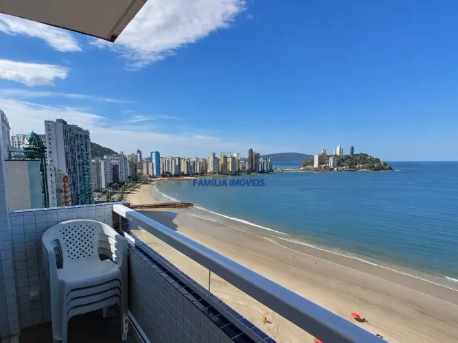Apartamento à venda 1 quarto frente mar Gonzaguinha São Vicente/SP