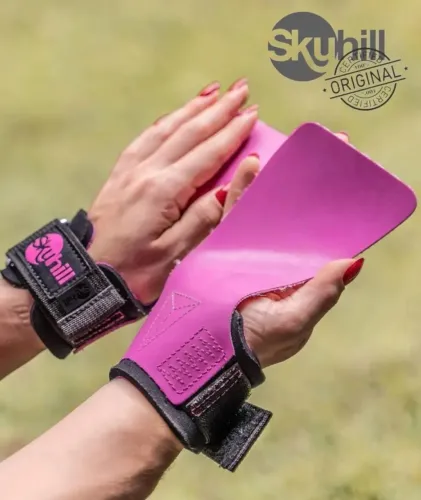 Luva hand grip rosa cross legacy skyhill - pink edition 