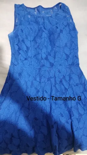 Vestido Azul - Tamanho G