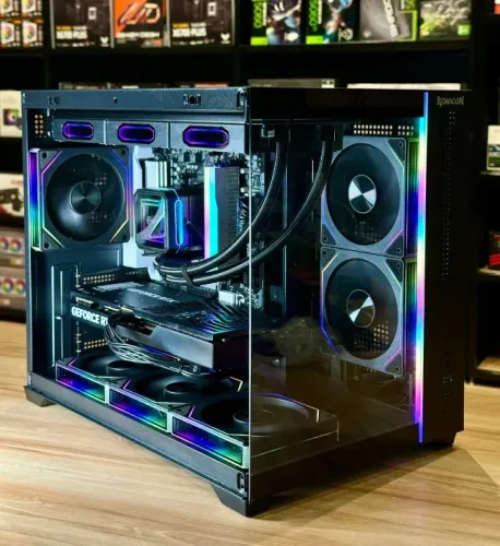 (LOJA FÍSICA) Pc Gamer Ryzen 9600X + Rtx 5060ti Ddr5 16gb / 32gb avançado