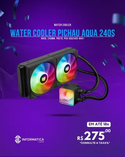 WATER COOLER PICHAU AQUA 240S