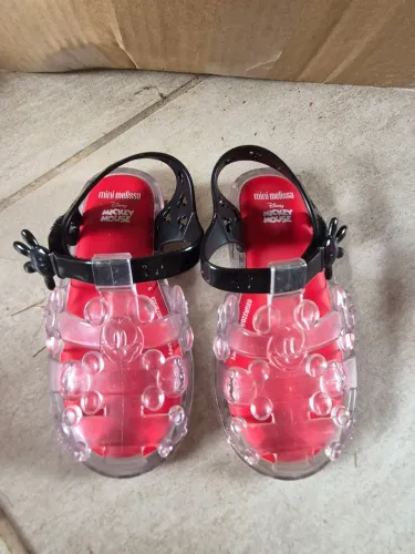Mini melissa Mickey mouse tam 25 nova (sem caixa)