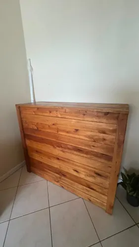 Balcão de Loja em Madeira Pinus Rústica