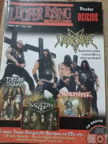 Kit Revistas Lucifer Rising Ano 1 Nº1 ao 5