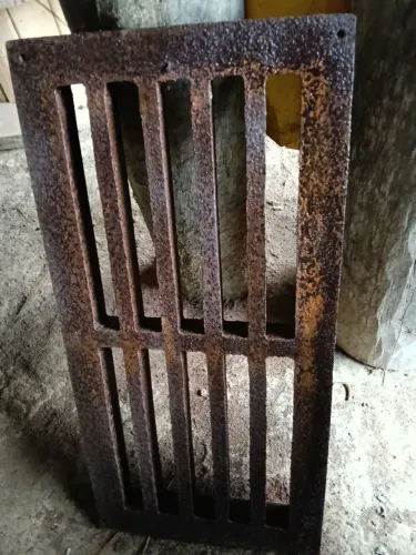 Grade de ferro para drenagem