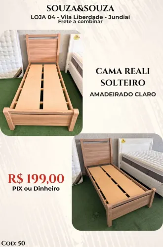 Cama Solteiro Reali