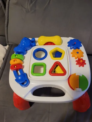 Mesa didática Cotiplas + Dinossauro Dinozoom Elka