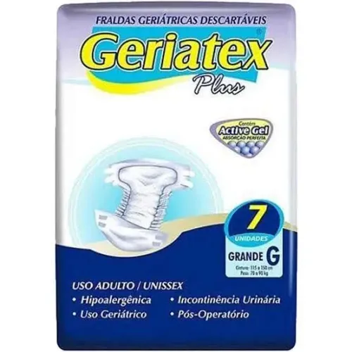 Fralda Geriatex G 10 pacotes 100,00