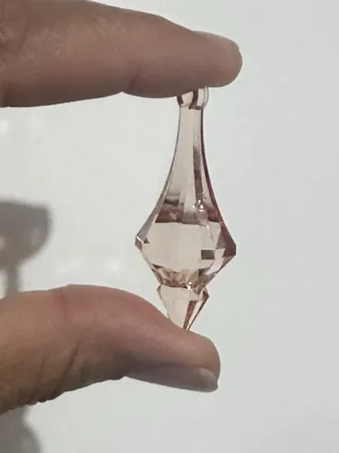 Ponteiras Pião Cristal Acrílico Bijuterias Lustres