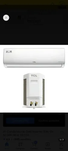 Ar condicionado TCL 12000 btu inverter
