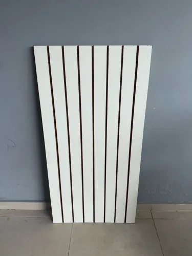 Painéis Canaletados MDF Branco - 26 Unidades - Para Loja e Comércio