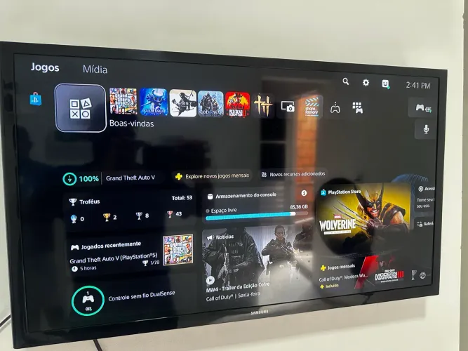 TV Samsung de 32 polegadas, não é smart