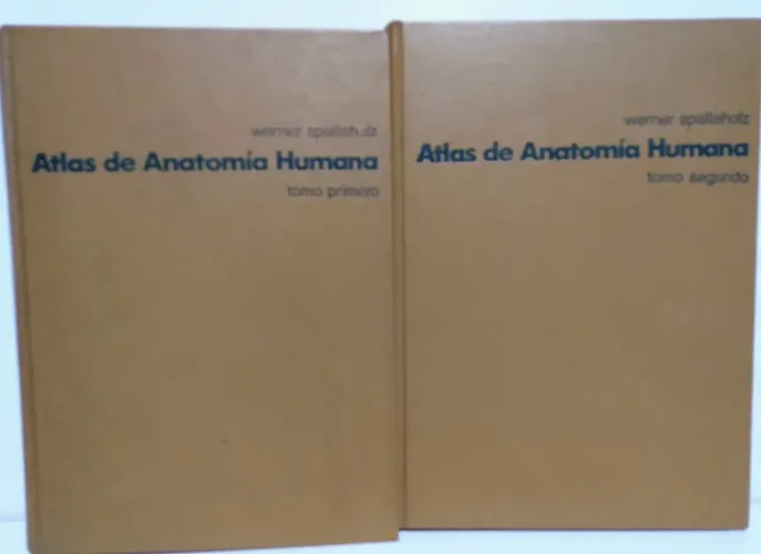 Livros - Atlas De Anatomia Humana - Vol 1 e 2 - Werner Spalteholz