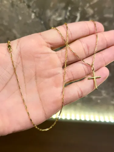 Cordão de ouro Cartier tijolinho 4.85g ( LOJA FÍSICA )