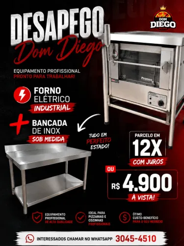 FORNO ELÉTRICO INDUSTRIAL
