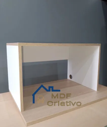 Nicho MDF microondas/forno sob medida 
