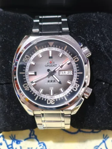 Relógio Orient King Diver Automático - F49SS001 - Novíssimo com caixa e manuais