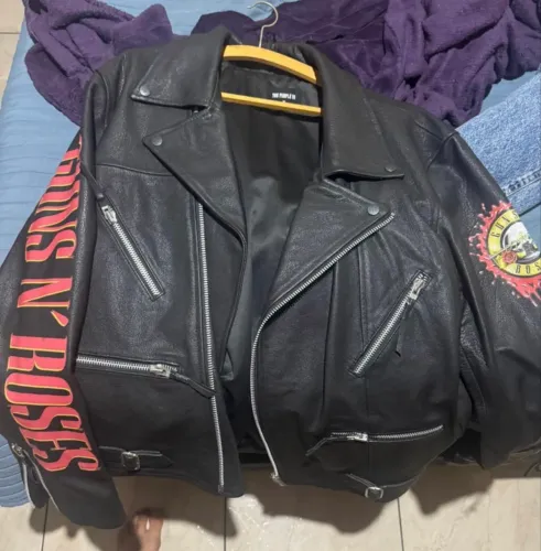 Jaqueta de couro Guns N? Roses