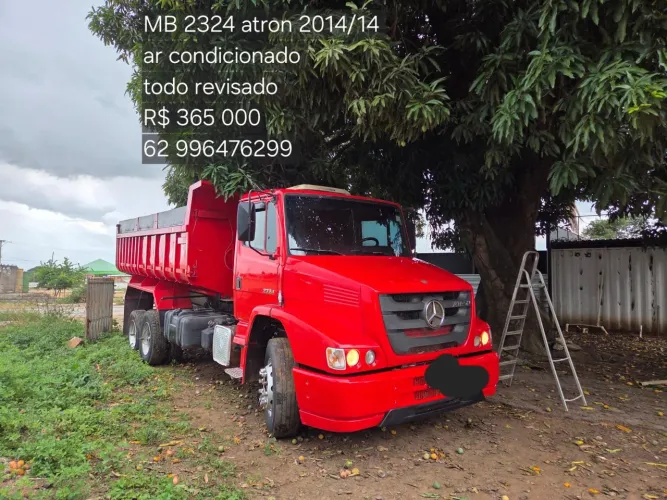 Mb 2324 atron 2014/14 cacamba com leck Ar condicionado