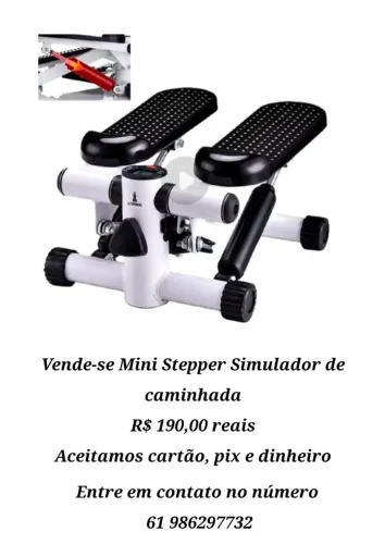 Mini stepper simulado de caminhada 